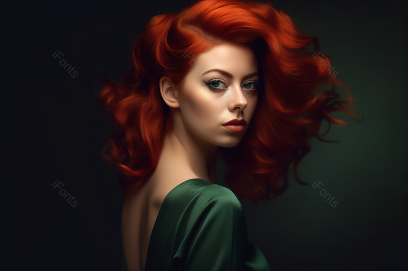 卷发的美女做着美女的造型背景图,高清,摄影图,摄影图片,图片大全,摄影图免费下载